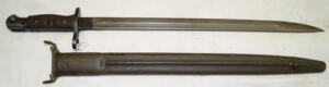 M1917 bayonet with scabbard.