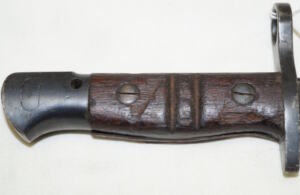 M1917 bayonet with scabbard.