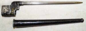 No 4 MkII* bayonet with scabbard.