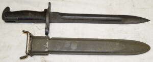 M1 bayonet with M7 scabbard.
