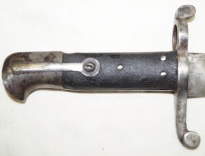 P1856 Yataghan bayonet with scabbard and frog.