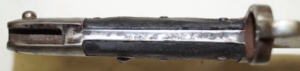 P1856 Yataghan bayonet with scabbard and frog.
