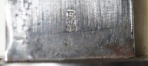 P1856 Yataghan bayonet with scabbard and frog.