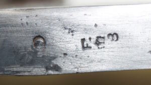 P1856 Yataghan bayonet with scabbard and frog.