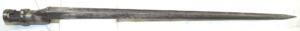 P1853/58 triform socket bayonet with scabbard.