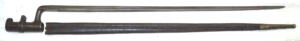 M1871 Rolling Block triform socket bayonet with partial scabbard.