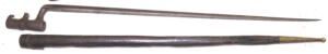 M1871 Rolling Block triform socket bayonet with scabbard.