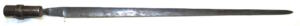 M1871 Rolling Block triform socket bayonet with US style scabbard.