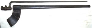 M1871 Rolling Block triform socket bayonet with US style scabbard.