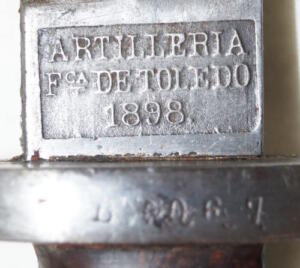 M1893 straightback bayonet with scabbard.
