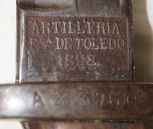 M1893 straightback bayonet with scabbard.