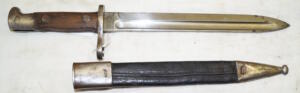 M1892/93 humpback bayonet with scabbard.