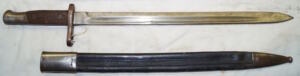 M1913 bayonet with scabbard.
