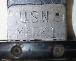 USN MARK 1 Plastic bayonet with MkI scabbard.
