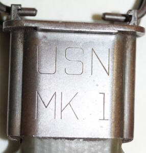 USN MARK 1 Plastic bayonet with MkI scabbard.