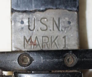 USN MARK 1 Plastic bayonet with MkI scabbard.