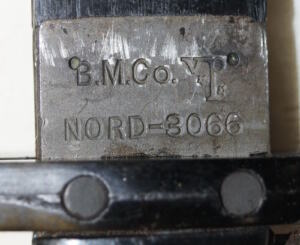 USN MARK 1 Plastic bayonet with MkI scabbard.