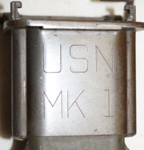 USN MARK 1 Plastic bayonet with MkI scabbard.