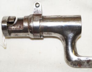 M1873 Winchester triform socket bayonet with scabbard and frog.