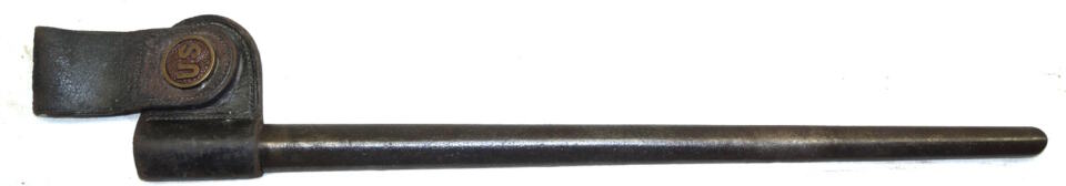 M1873 Triform socket bayonet SCABBARD ONLY with frog.