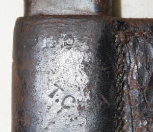 M1873 Triform socket bayonet SCABBARD ONLY with frog.