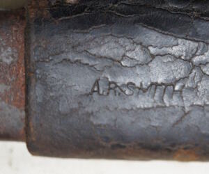 M1873 Triform socket bayonet SCABBARD ONLY with frog.