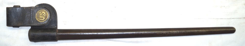 M1873 Triform socket bayonet SCABBARD ONLY with frog.