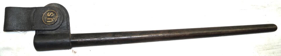 M1873 Triform socket bayonet SCABBARD ONLY with frog.