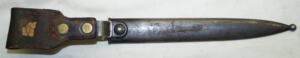 M1895 Krag Cadet SCABBARD ONLY with HOFFMANS BELT ATTACHMENT w/tear