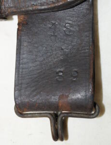 M1873 Triform socket bayonet with scabbard and frog.