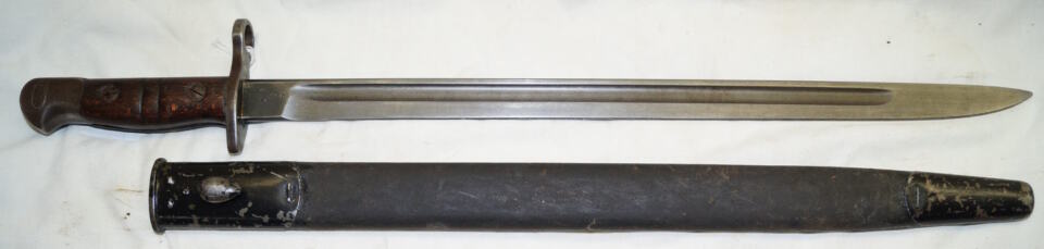 P1913 bayonet with scabbard.