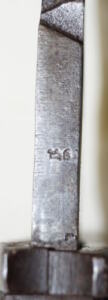 S98/05nAmS Sawback bayonet with scabbard.