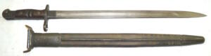 M1917 bayonet with scabbard.