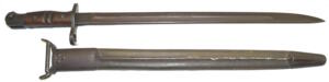 M1917 bayonet with scabbard.