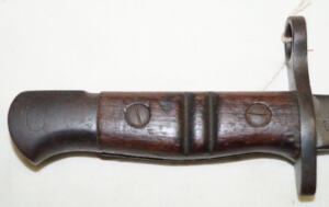M1917 bayonet with scabbard.
