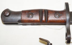M1917 bayonet with scabbard.