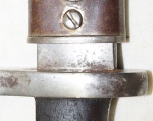 M1893 bayonet with scabbard.
