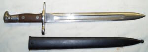 M1889 bayonet with scabbard MASCHINENFABRIK BERN Original open fuller with no later modifications.