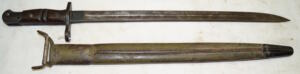 M1917 bayonet with scabbard.