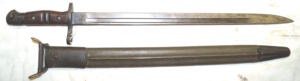M1917 bayonet with scabbard.