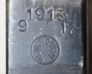 M1917 bayonet with scabbard.