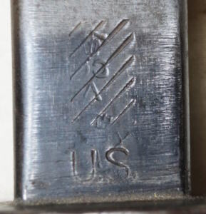 M1917 bayonet with scabbard.