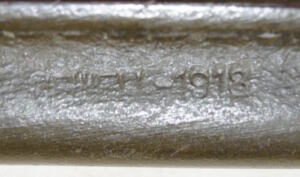 M1917 bayonet with scabbard.