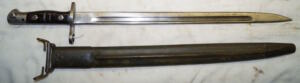 M1917 bayonet with scabbard.