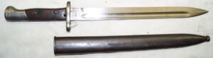 M1904 bayonet with scabbard.