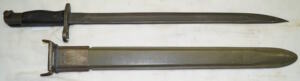 Vietnam era M1917 Trench Gun bayonet with scabbard.