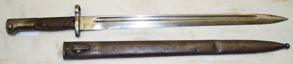 FN 1924/49 bayonet with scabbard.
