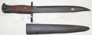 PAKISTANI FAKE No.5 Jungle Carbine Bayonet with scabbard.