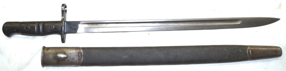 P1913 bayonet with scabbard.