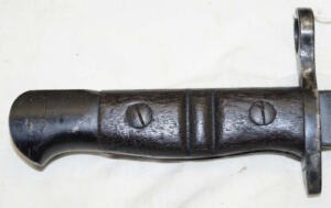 P1913 bayonet with scabbard.